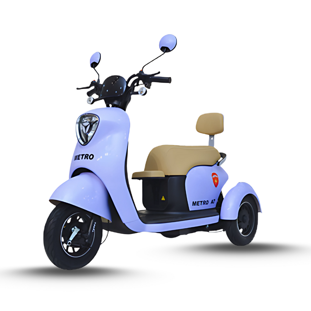 Metro A7 – Three-Wheeler Electric Scooter for Families & Comfort