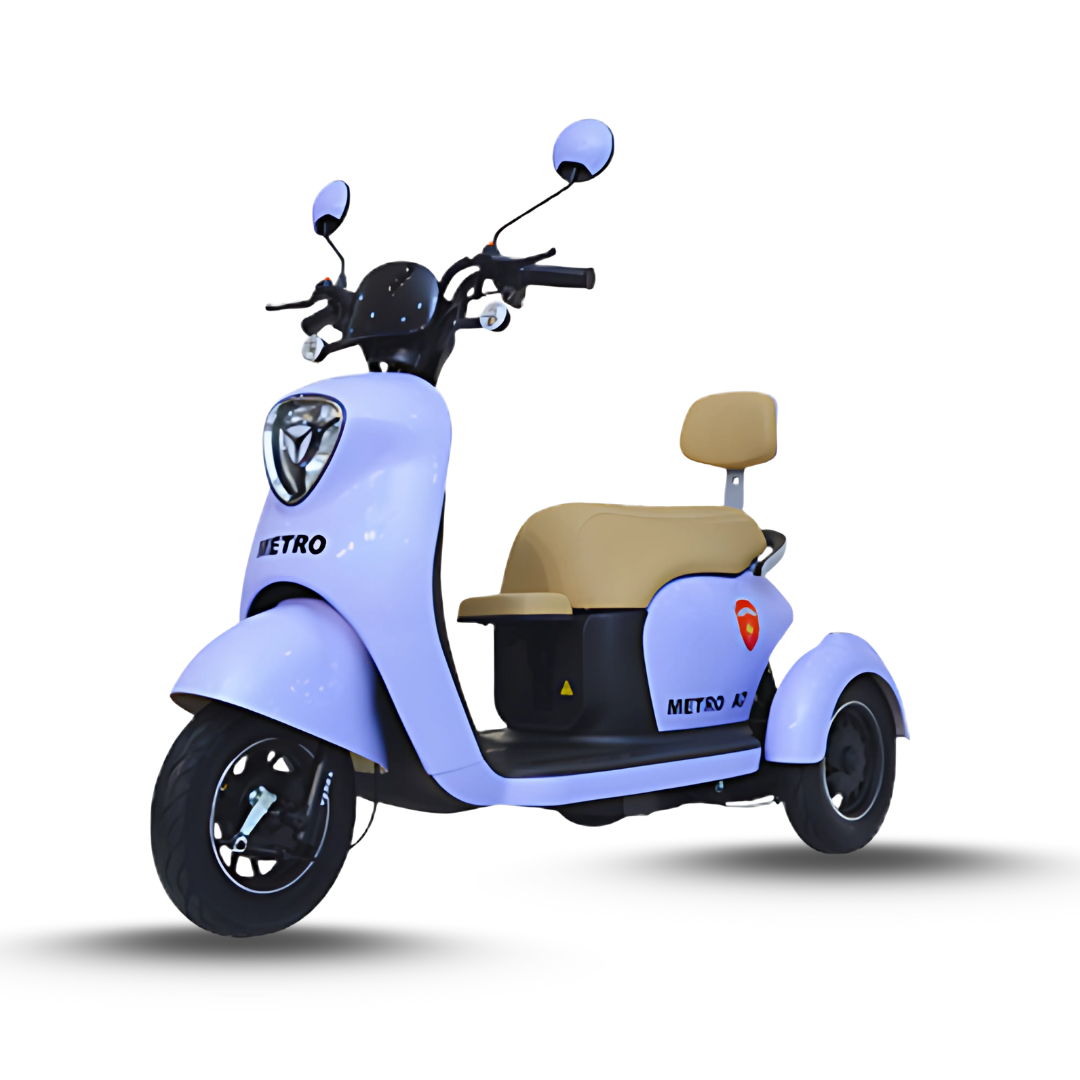 Metro A7 – Three-Wheeler Electric Scooter for Families & Comfort