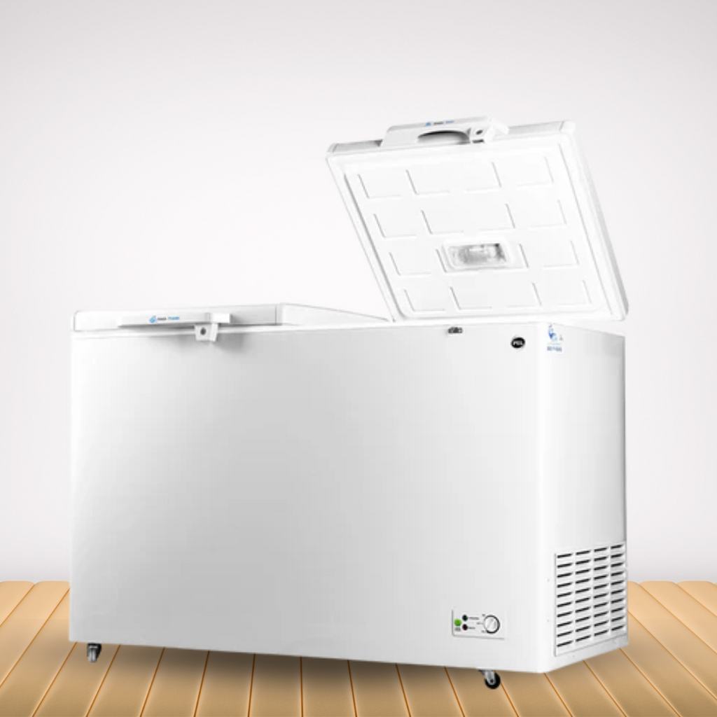 PEL Arctic Inverter On Deep Freezer – Twin Door, 370 L  – Inverter Efficiency, Copper Cooling