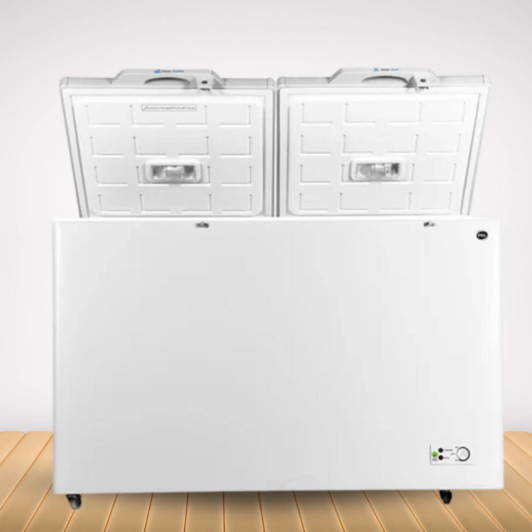 PEL Arctic Inverter On Deep Freezer – Twin Door, 370 L  – Inverter Efficiency, Copper Cooling