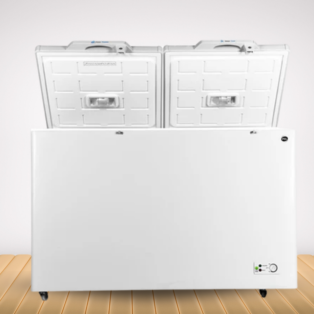 PEL Arctic Inverter On Deep Freezer – Twin Door,  410 L