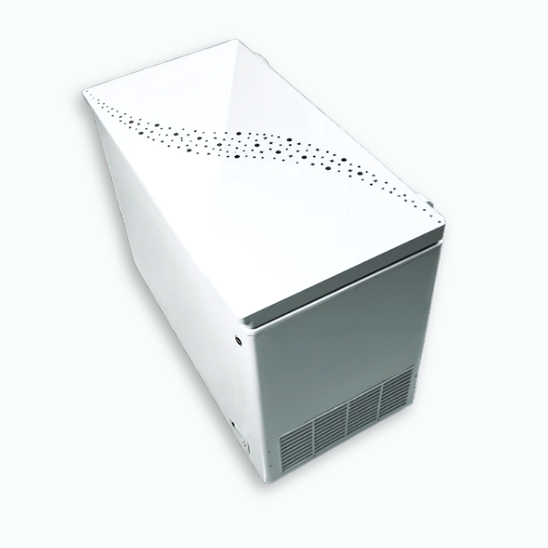 PEL Arctic Crystal Deep Freezer – Single Door, 370 L – -33 °C Rapid Freeze, Copper Evaporator