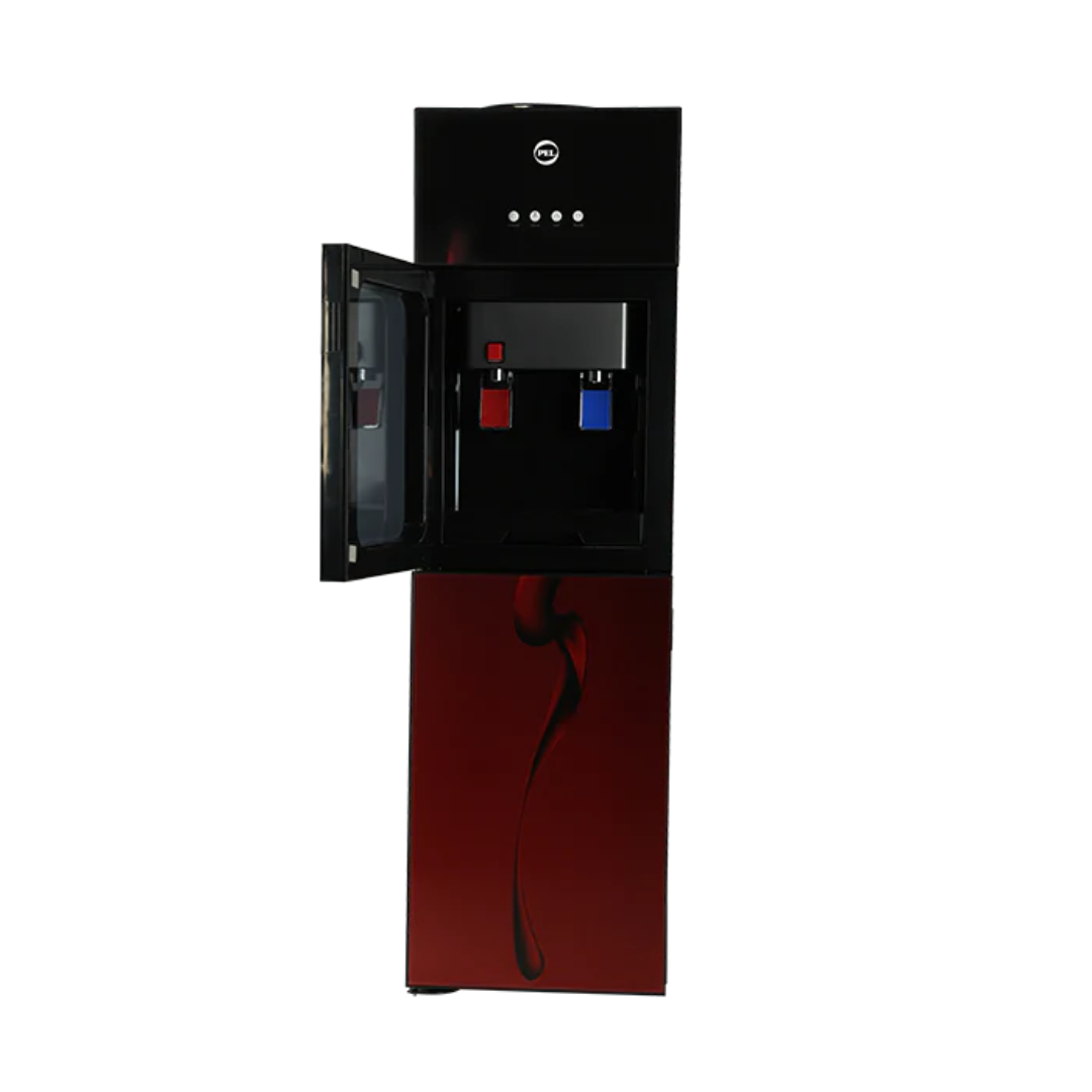 PEL 425 Glassdoor Water Dispenser – Maroon, 18L Fridge