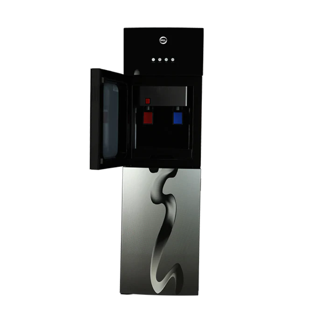 PEL 525 Curved Glassdoor Water Dispenser – Red Blaze