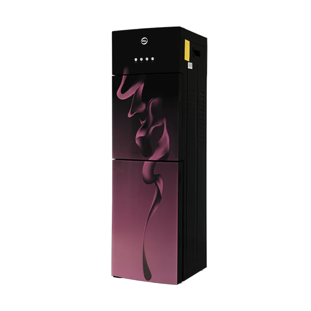 PEL 525 Curved Glassdoor Water Dispenser – Red Blaze