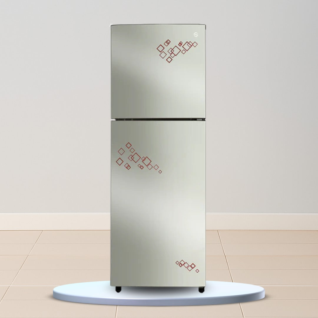 PEL Glass Door Refrigerator – 310 L | 4‑Star Energy, LED Interior, Child‑Lock