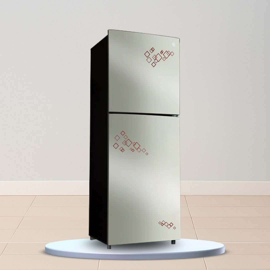 PEL Glass Door Refrigerator – 310 L | 4‑Star Energy, LED Interior, Child‑Lock