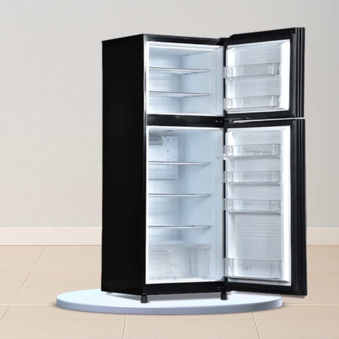 PEL Glass Door Refrigerator – 310 L | 4‑Star Energy, LED Interior, Child‑Lock