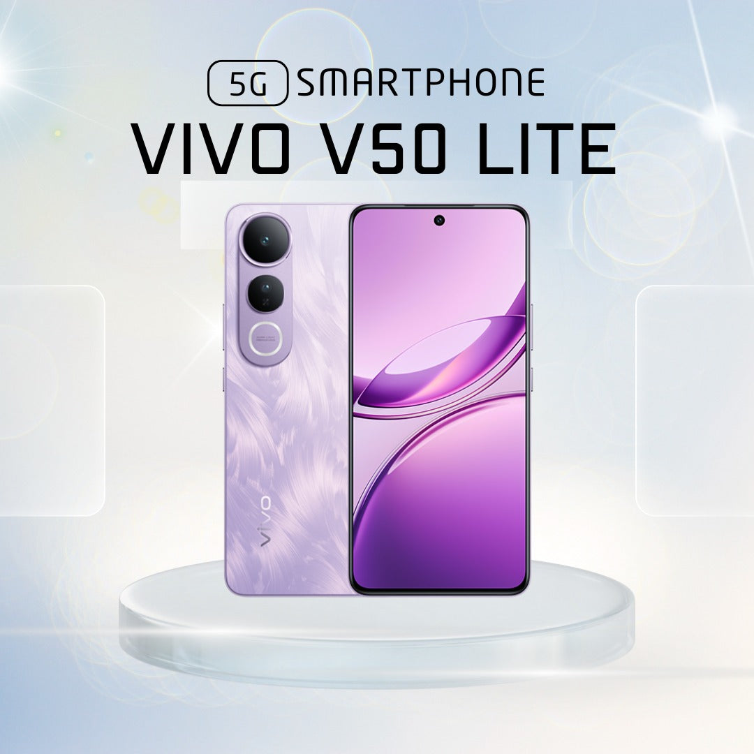 Vivo V50 Lite 5G – 12 GB/256 GB, Dimensity 6300, 90 W Quick Charge, 50 MP Sony